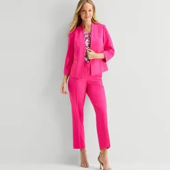 Black Label by Evan-Picone Crepe Womens Classic Fit Straight Suit Pant