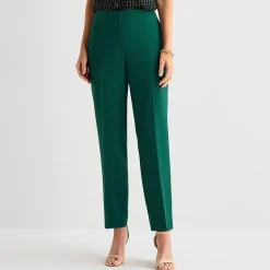 Black Label by Evan-Picone Crepe Womens Classic Fit Straight Suit Pant
