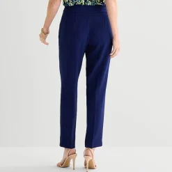 Black Label by Evan-Picone Crepe Womens Classic Fit Straight Suit Pant