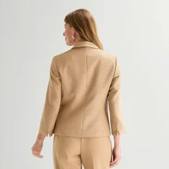 Black Label by Evan-Picone Tweed Womens Classic Fit Suit Jacket