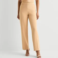Black Label by Evan-Picone Womens Classic Fit Straight Suit Pant