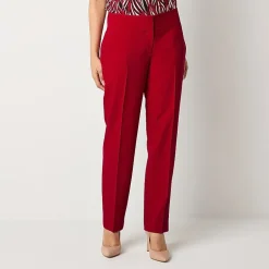 Black Label by Evan-Picone Womens Classic Fit Straight Suit Pant