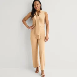 Black Label by Evan-Picone Womens Classic Fit Straight Suit Pant