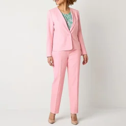 Black Label by Evan-Picone Womens Classic Fit Straight Suit Pant
