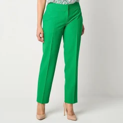 Black Label by Evan-Picone Womens Classic Fit Straight Suit Pant
