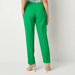 Black Label by Evan-Picone Womens Classic Fit Straight Suit Pant