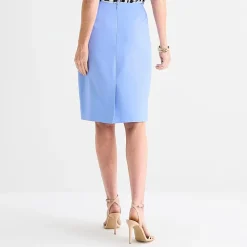 Black Label by Evan-Picone Womens Suit Skirt