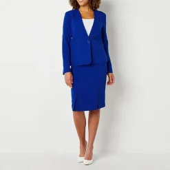Black Label by Evan-Picone Womens Suit Skirt