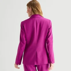 Black Label by Evan-Picone Womens Classic Fit Suit Jacket