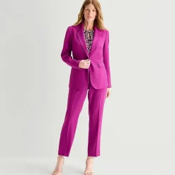 Black Label by Evan-Picone Womens Classic Fit Suit Jacket