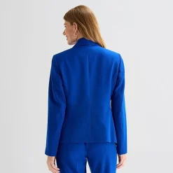 Black Label by Evan-Picone Womens Classic Fit Suit Jacket