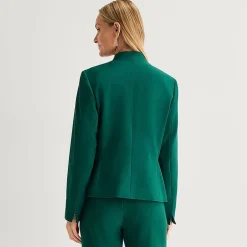 Black Label by Evan-Picone Womens Classic Fit Suit Jacket