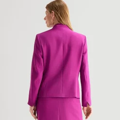 Black Label by Evan-Picone Womens Classic Fit Suit Jacket
