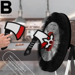 Black Series Axe Throwing Target Set