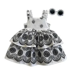 Blueberi Boulevard Toddler Girls Sleeveless A-Line Dress