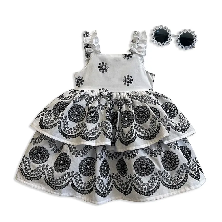Blueberi Boulevard Toddler Girls Sleeveless A-Line Dress