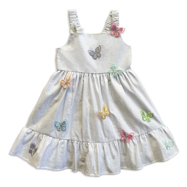 Blueberi Boulevard Toddler Girls Sleeveless A-Line Dress