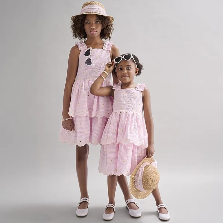 Blueberi Boulevard Toddler Girls Sleeveless A-Line Dress