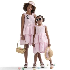 Blueberi Boulevard Toddler Girls Sleeveless A-Line Dress