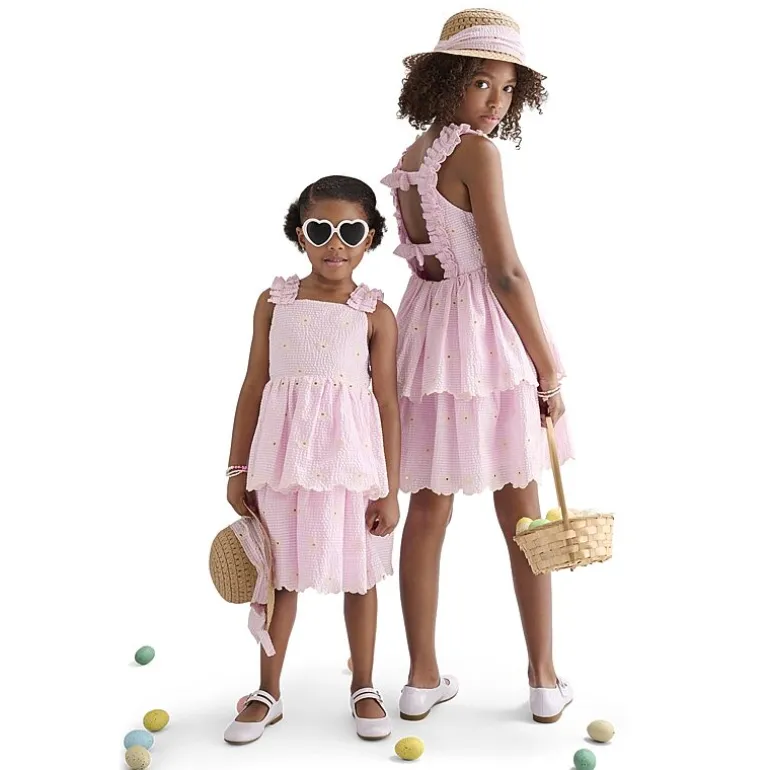 Blueberi Boulevard Toddler Girls Sleeveless A-Line Dress