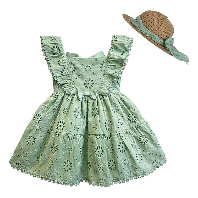 Blueberi Boulevard Toddler Girls Sleeveless A-Line Dress