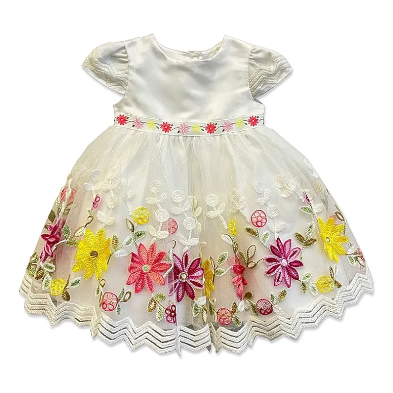 Blueberi Boulevard Toddler Girls Short Sleeve A-Line Dress
