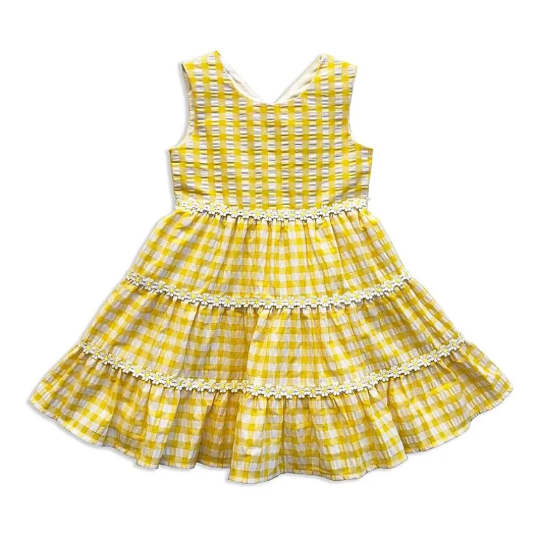 Blueberi Boulevard Toddler Girls Sleeveless A-Line Dress