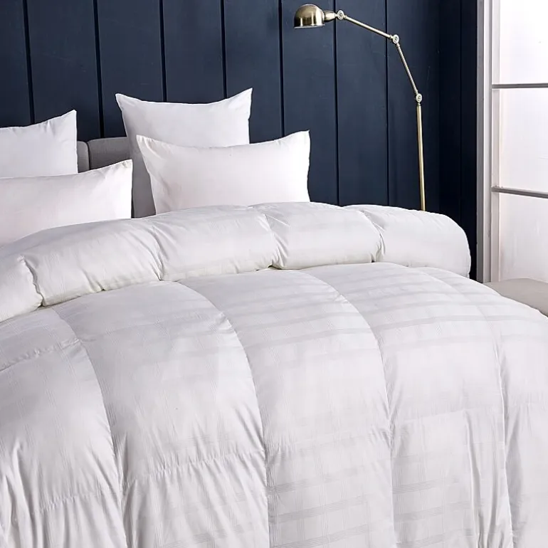 Blue Ridge Home Fashions 600 Thread Count Windowpane Duraloft Down Alternative Comforter