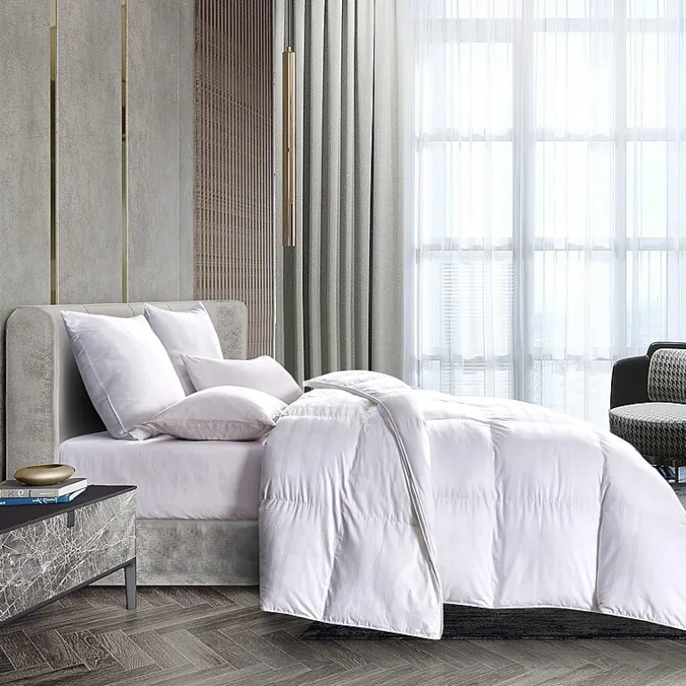 Blue Ridge Home Fashions 600 Thread Count Windowpane Duraloft Down Alternative Comforter
