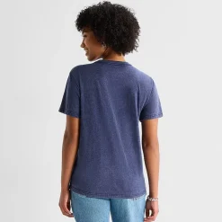 Bluey Boyfriend Tee Womens Juniors Crew Neck Short Sleeve Loose Fit Bluey Graphic T-Shirt