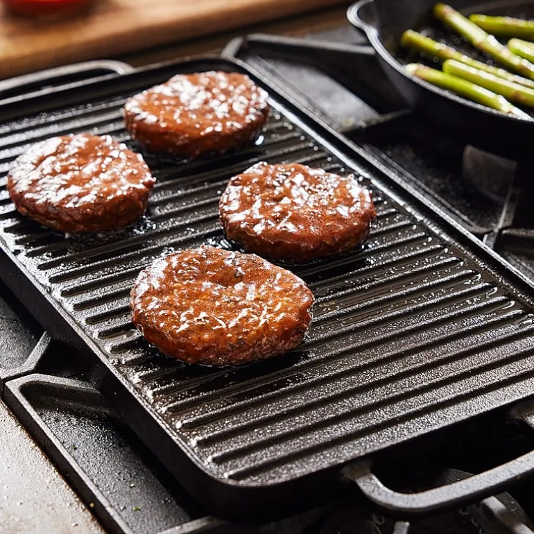 Bobby Flay Cast Iron 20X10 Double Burner Griddle