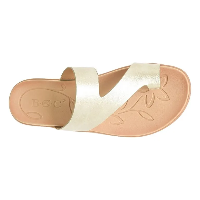 BOC by Born Womens Hazy Toe Ring Strap Flat Sandals