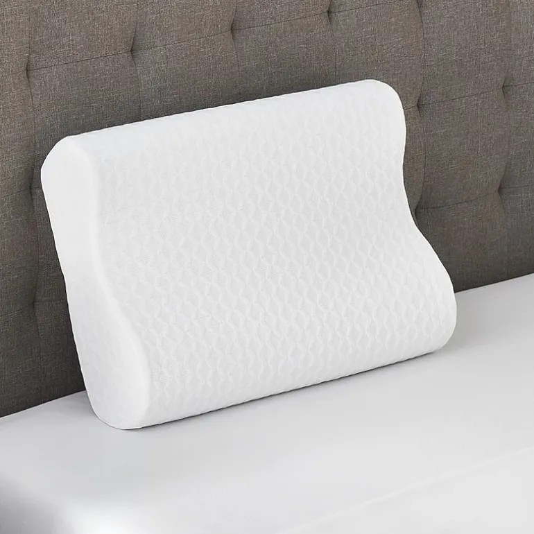 Bodipedic Home Gel Support Contour Memory Foam Bed Pillow