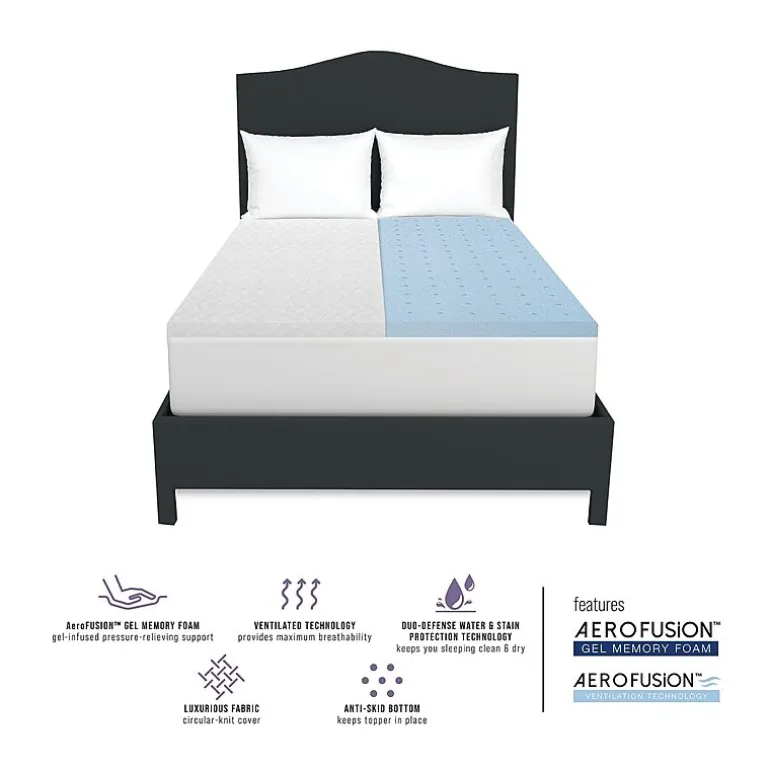 Bodipedic™ Home 1.5 Inch Gel Comfort Mattress Foam Topper