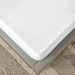 Bodipedic Home 2-Inch Gel-Infused Memory Foam Mattress Topper With Circular-Knit Cover