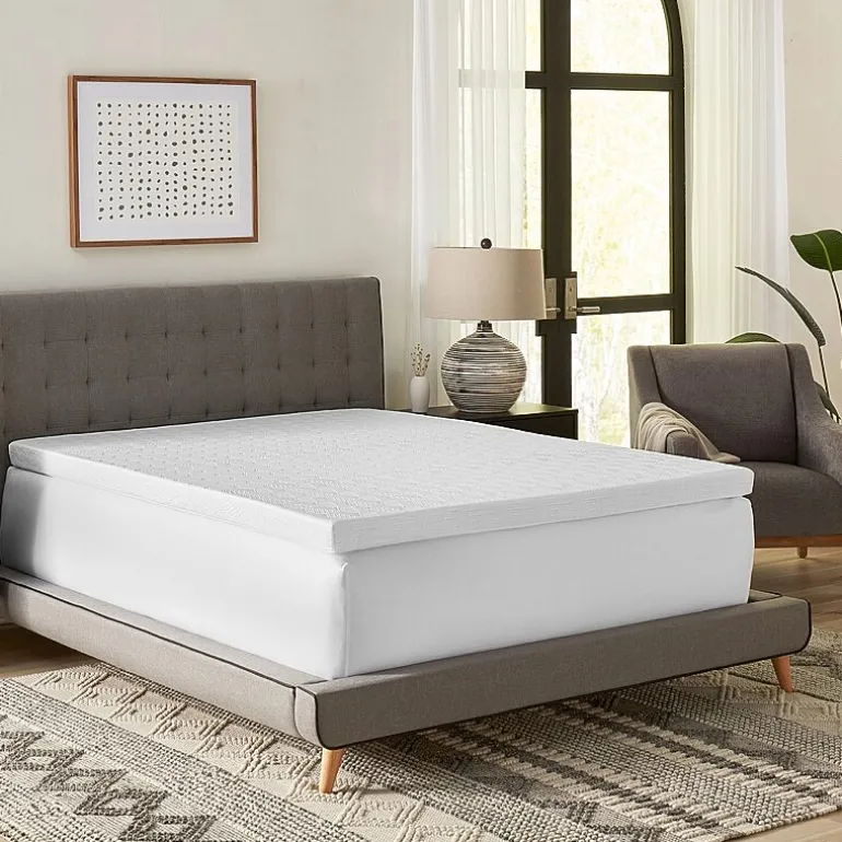 Bodipedic Home 3-Inch Gel-Infused Memory Foam Mattress Topper With Cooling Cover