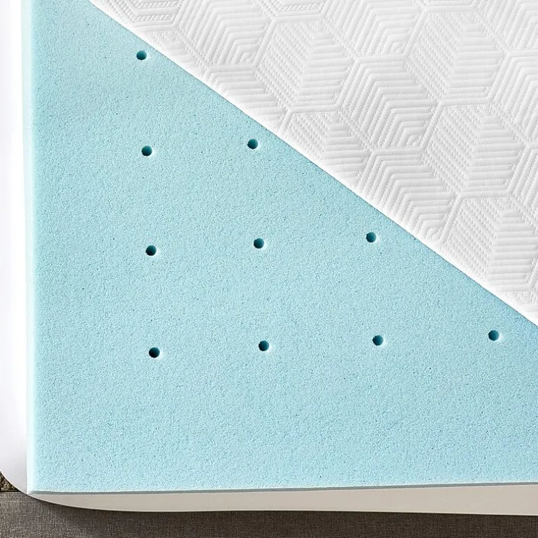 Bodipedic Home 3-Inch Gel-Infused Memory Foam Mattress Topper With Cooling Cover