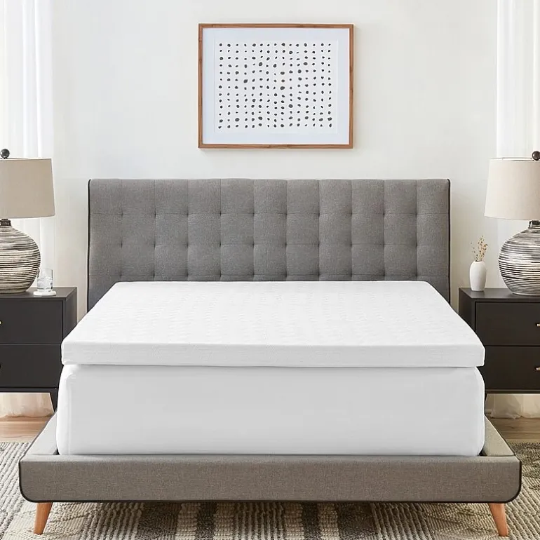 Bodipedic Home 3-Inch Gel-Infused Memory Foam Mattress Topper With Cooling Cover