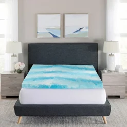 Bodipedic™ Home 3 Inch Gel Swirl Memory Foam Topper