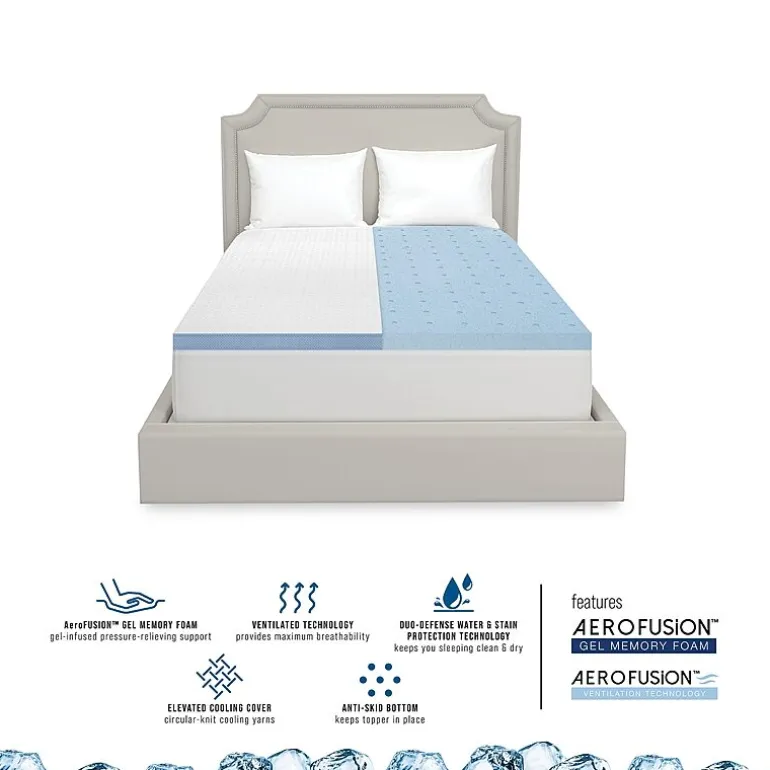 Bodipedic™ Home 3 Inch Max Cooling Topper with Cooling Cover