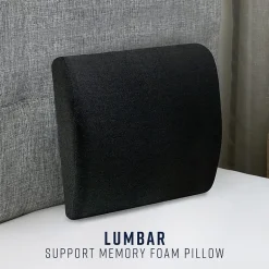 Bodipedic Home Lumbar Support Memory Foam Accessory Pillow