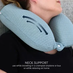 Bodipedic Home U-Neck Support Memory Foam Accessory Pillow