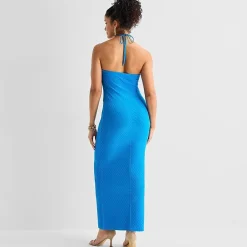 Bold Elements Womens Halter Maxi Dress