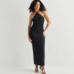 Bold Elements Womens Halter Maxi Dress