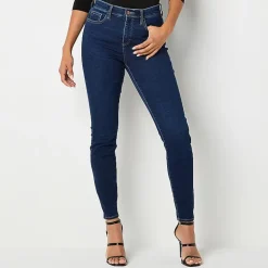 Bold Elements Womens High Rise Skinny Fit Jean