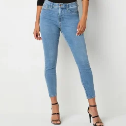 Bold Elements Womens High Rise Skinny Fit Jean