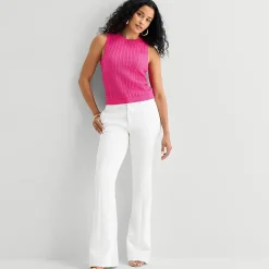 Bold Elements Womens High Rise Flare Leg Jean