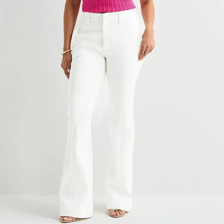 Bold Elements Womens High Rise Flare Leg Jean