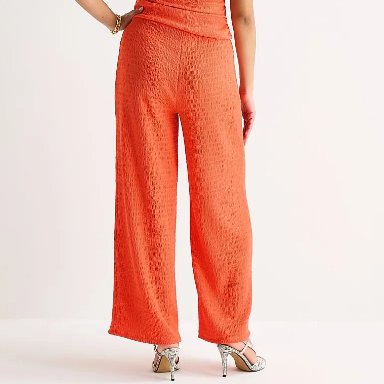 Bold Elements Womens Straight Mid Rise Pull-On Pant