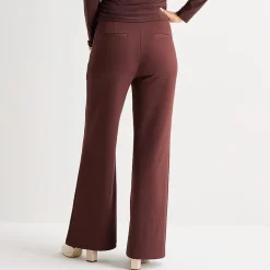 Bold Elements Womens Wide Leg High Rise Trouser